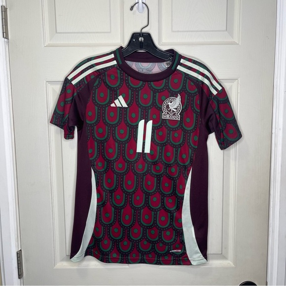 Adidas Regular Fit MEXICO 2024 HOME AUTHENTIC JERSEY Sz S - Picture 1 of 10